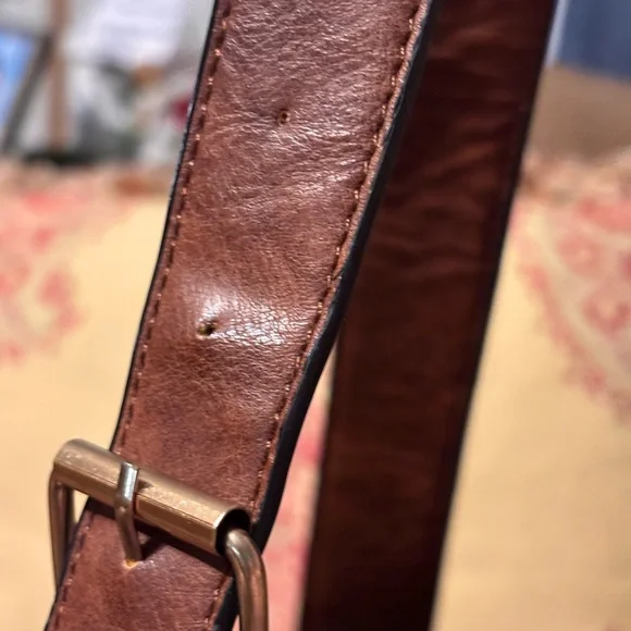 Elegant Brown Faux Leather Fringe Bucket Shoulder Bag - Picture 13 of 16